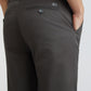 Men Grey Tailored Fit Solid Piece Dyed Cotton Trouser