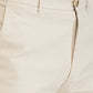 Colorplus Beige Solid Piece Dyed Tailored Fit Cotton Blend Trouser