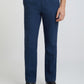 Colorplus Blue Yarn Dyed Tailored Fit Linen Trouser