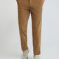 Colorplus Khaki Solid Piece Dyed Regular Fit Cotton Blend Trouser