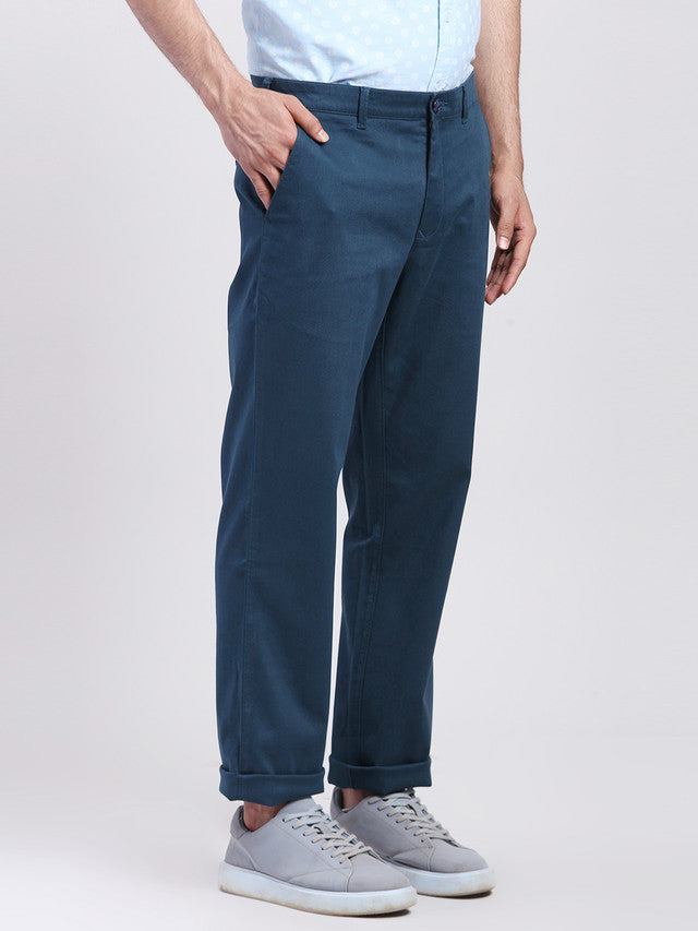 Colorplus Men Blue Solid Regular Fit Trouser – MyRaymond