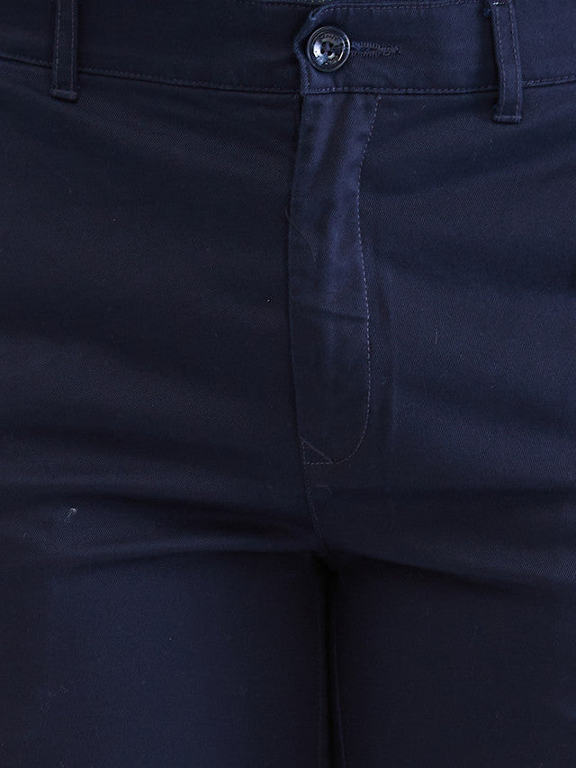 Colorplus Blue Solid Regular Fit Cotton Blend Trouser – MyRaymond