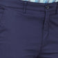 ColorPlus Men Brown Solid Piece Dyed Regular Fit Cotton Blend Trouser