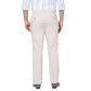 ColorPlus Men Grey Solid Piece Dyed Regular Fit Cotton Blend Trouser