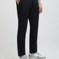 Colorplus Black Solid Regular Fit Cotton Trouser