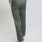 Colorplus Green Solid Regular Fit Cotton Trouser