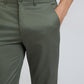 Colorplus Green Solid Regular Fit Cotton Trouser