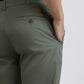 Colorplus Green Solid Regular Fit Cotton Trouser