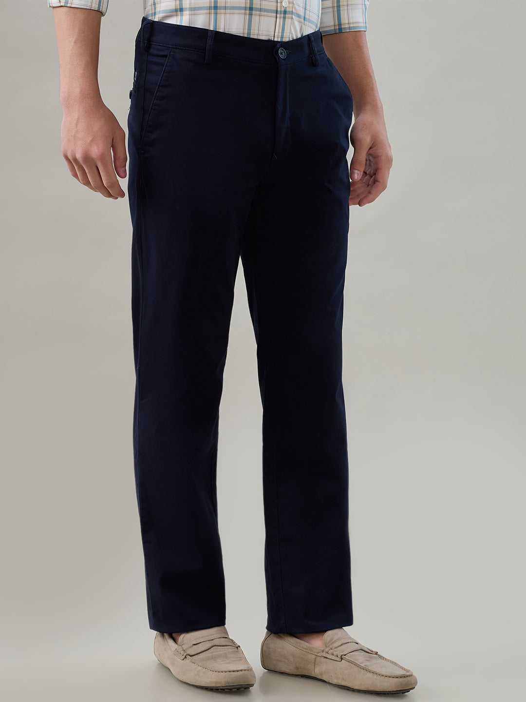 Colorplus Men Blue Regular Fit Twill Trouser – MyRaymond