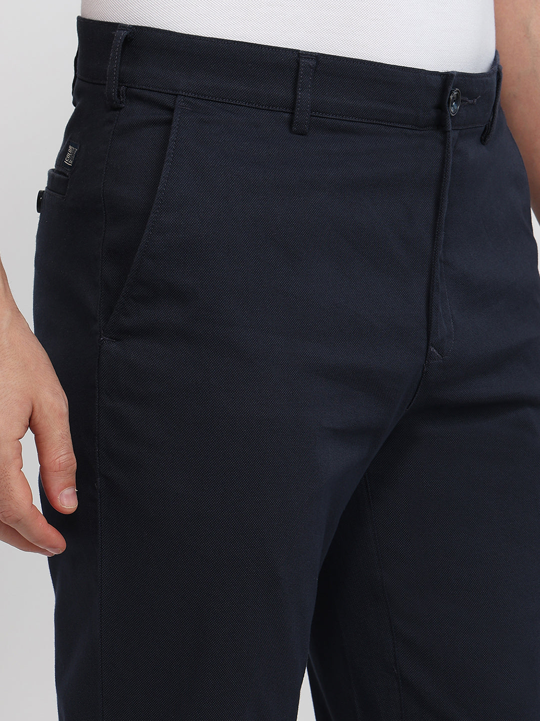 Colorplus Men Blue Regular Fit Print Trouser – MyRaymond