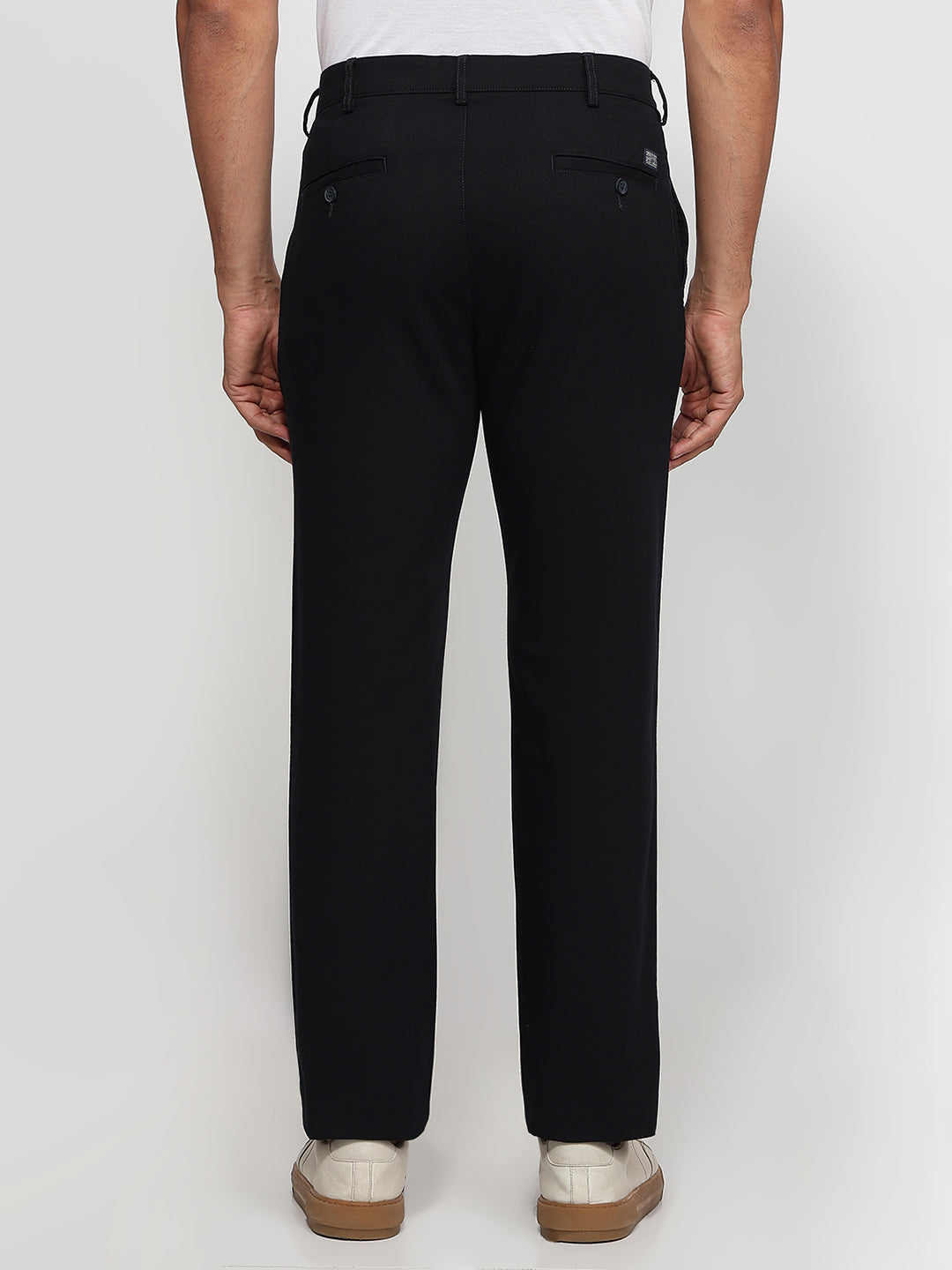 Colorplus Men Blue Regular Fit Dobby Trouser – MyRaymond