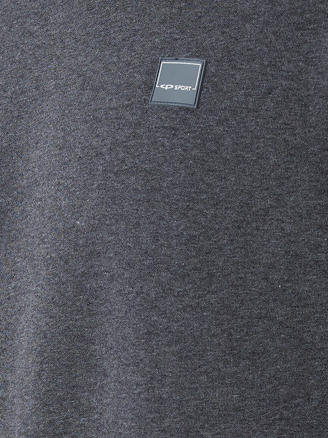 Colorplus Men Grey Regular Fit Solid Sweatshirt