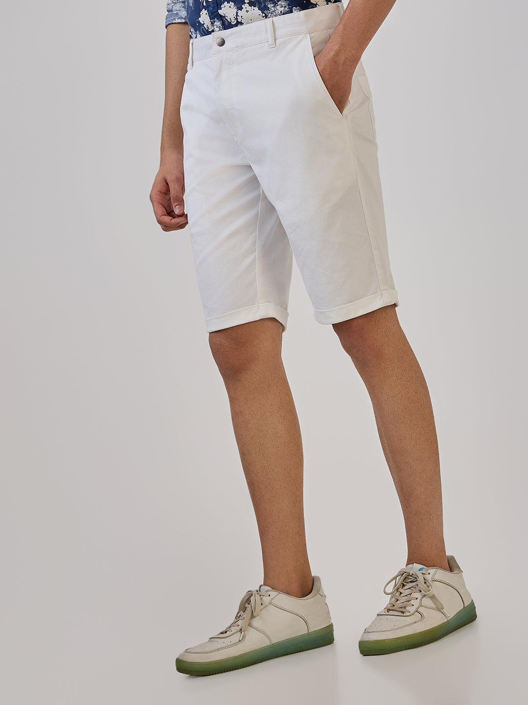 ColorPlus White Shorts