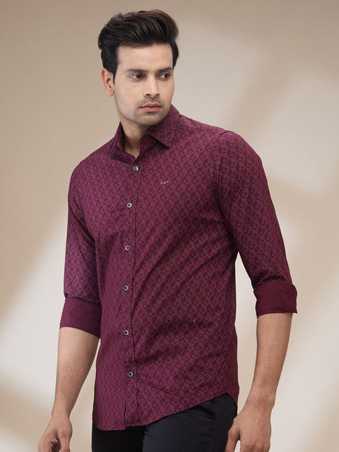 Colorplus Maroon Casual Shirts