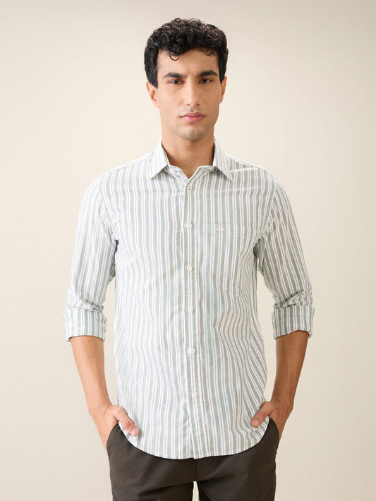 Colorplus Green Casual Shirt 