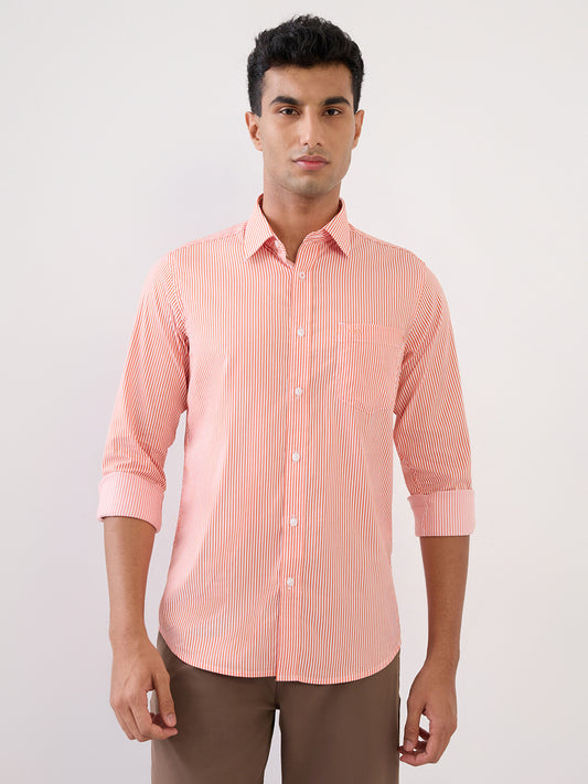 Colorplus Orange Casual Shirt 