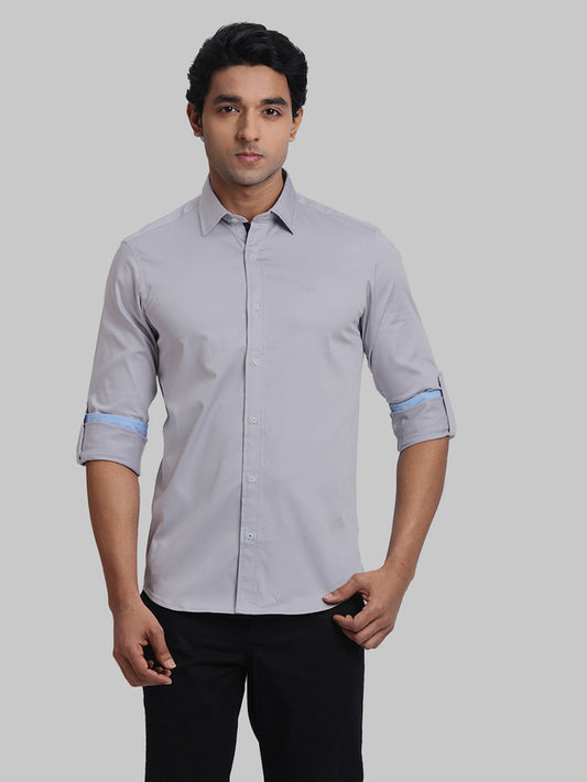 Colorplus Grey Casual Shirt