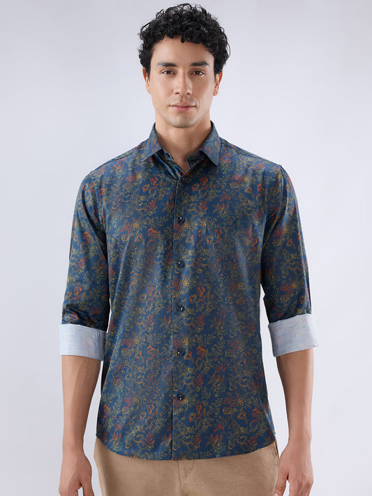 Colorplus Blue Casual Shirt