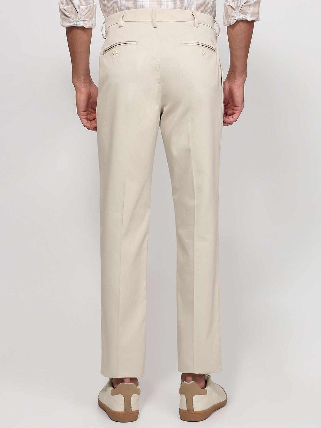 Colorplus Men Fawn Comfort Fit Twill Trouser – MyRaymond