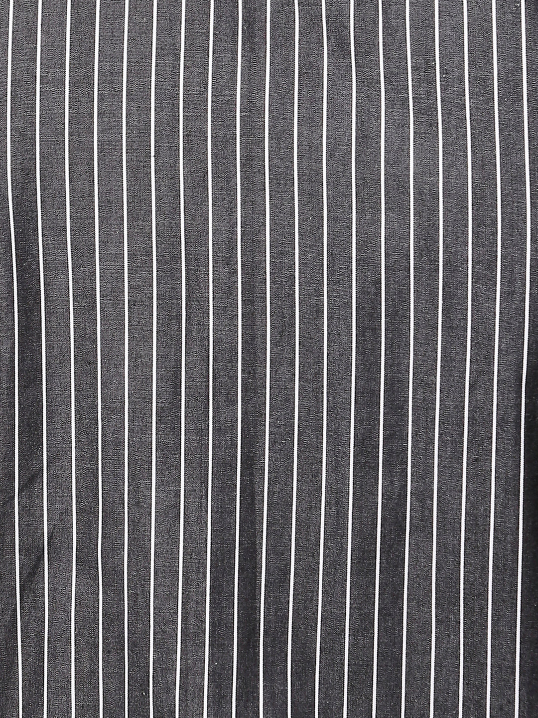 Park Avenue Grey Stripe Slim Fit Cotton Formal Shirt