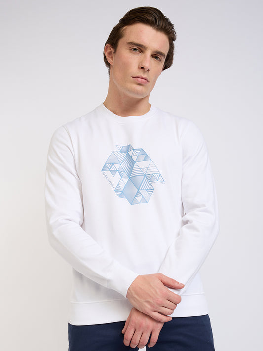 Park Avenue White Sweatshirt