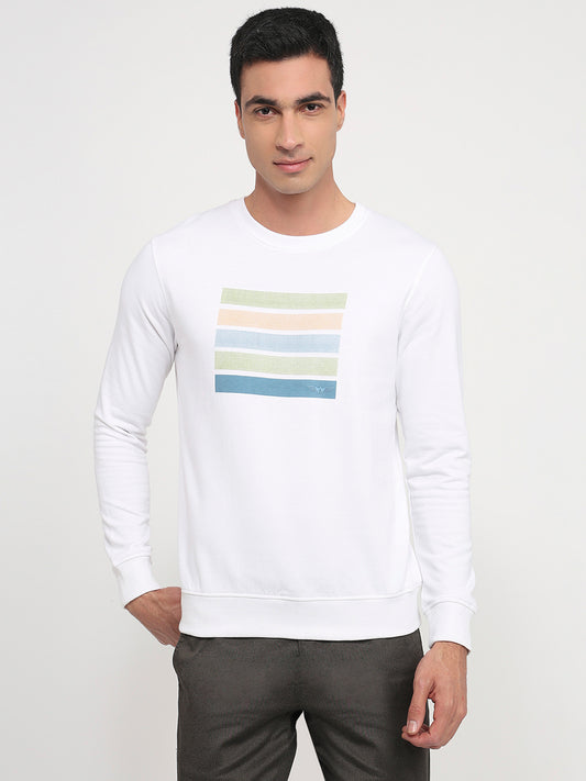 Park Avenue White Sweatshirt