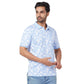 Park Avenue Men Red Print Slim Fit Cotton T-Shirt