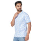 Park Avenue Men Red Print Slim Fit Cotton T-Shirt