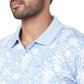 Park Avenue Men Red Print Slim Fit Cotton T-Shirt