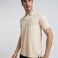 Men Fawn Slim Fit Print Cotton Blend Round Neck Collar Polo T-Shirt