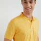 Men Slim Fit White Polo