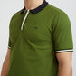 Men Slim Fit Blue Polo