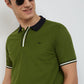 Men Slim Fit Blue Polo