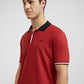 Men Slim Fit White Polo