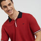 Men Slim Fit White Polo