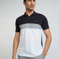 Park Avenue Men Black Cut & Sew Slim Fit Cotton Blend T-Shirt