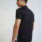Park Avenue Men Black Cut & Sew Slim Fit Cotton Blend T-Shirt