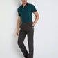 Park Avenue Men Green Slim Fit Solid Polo Neck Collar T-Shirt