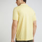 Park Avenue Men Yellow Slim Fit Printed Polo Neck Collar T-Shirt