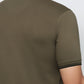 Park Avenue Men Green Slim Fit Solid Polo Neck Collar T-shirt