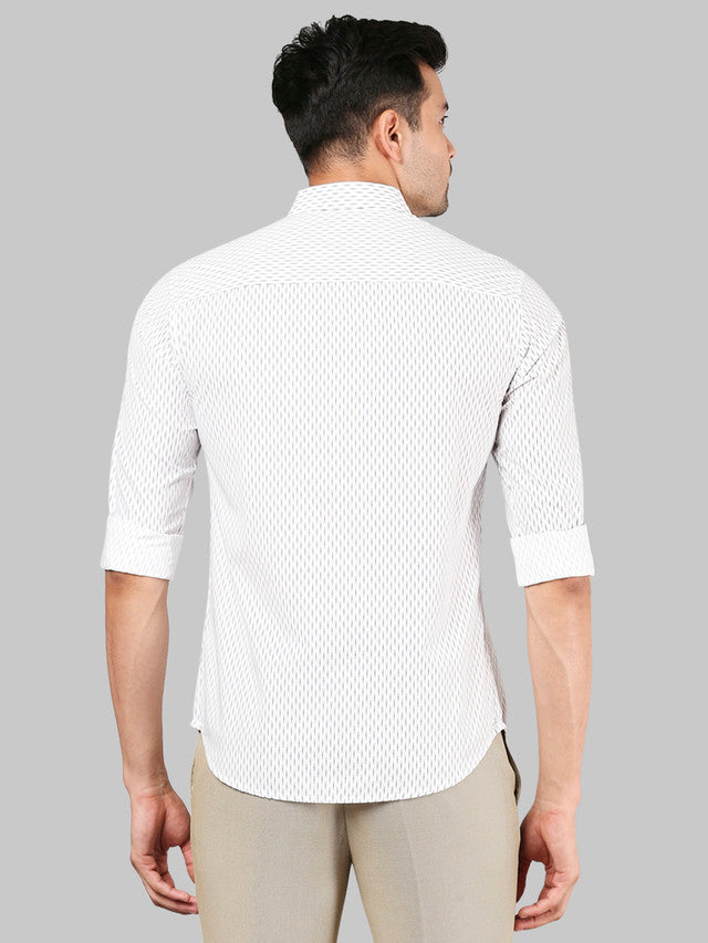 Park Avenue White Casual Shirt 