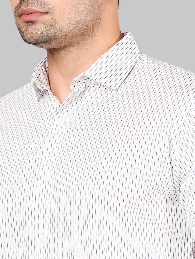 Park Avenue White Casual Shirt 