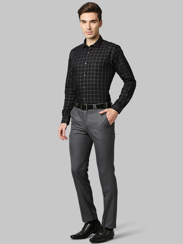 Park Avenue Black Casual Shirt 