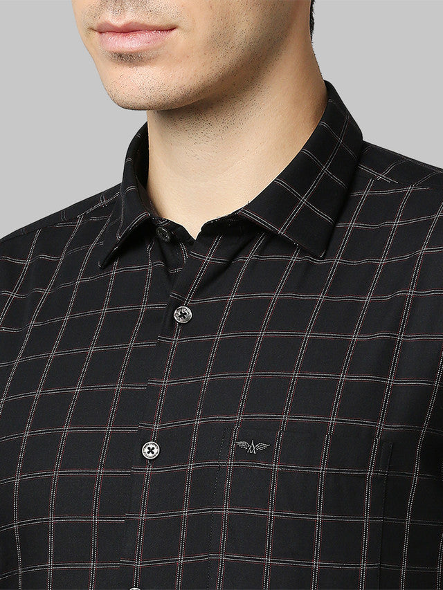 Park Avenue Black Casual Shirt 