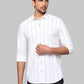 Park Avenue White Casual Shirt 