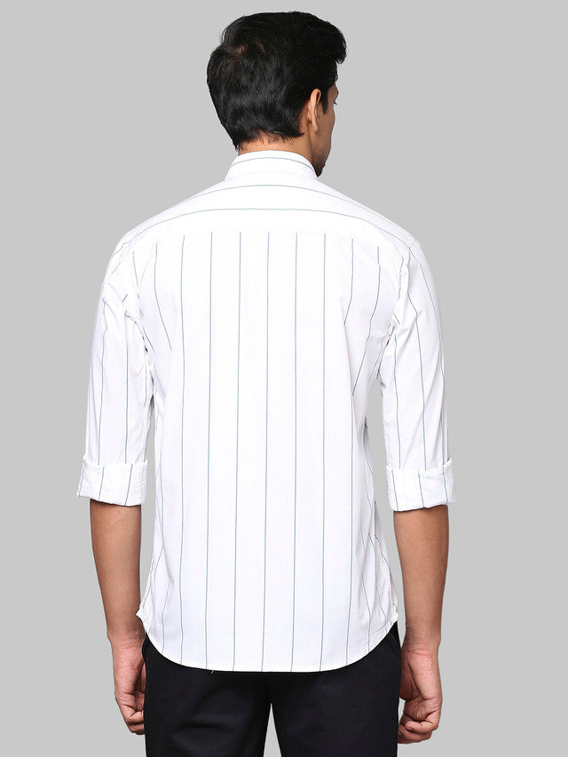 Park Avenue White Casual Shirt 