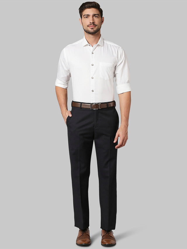 Park Avenue White Casual Shirt 