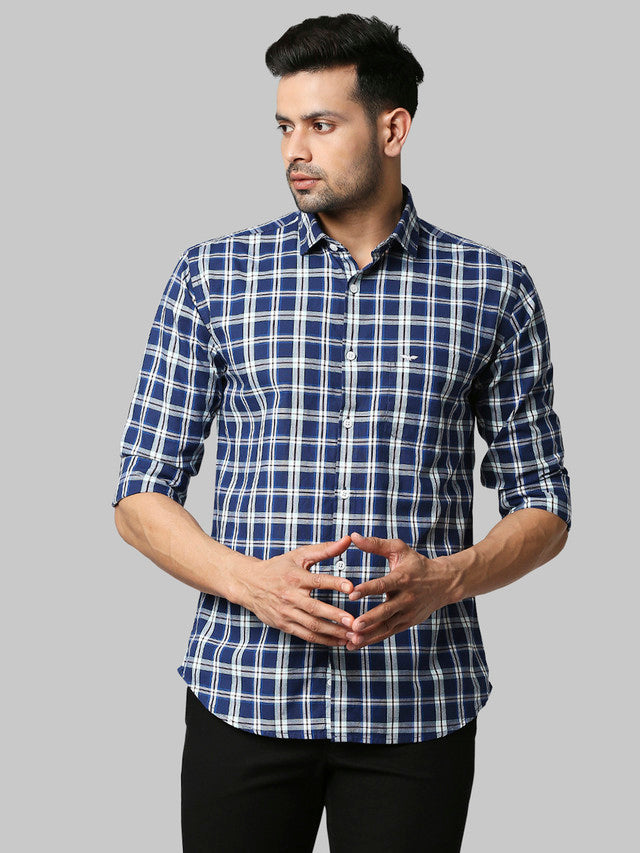 Park Avenue Green Casual Shirt 