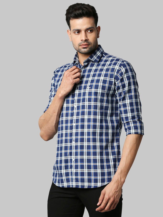 Park Avenue Green Casual Shirt 