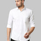 Park Avenue White Casual Shirt 